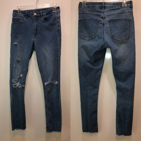 Denim &Denim Women Sz 29 Distressed Skinny Jeans - Picture 1 of 11